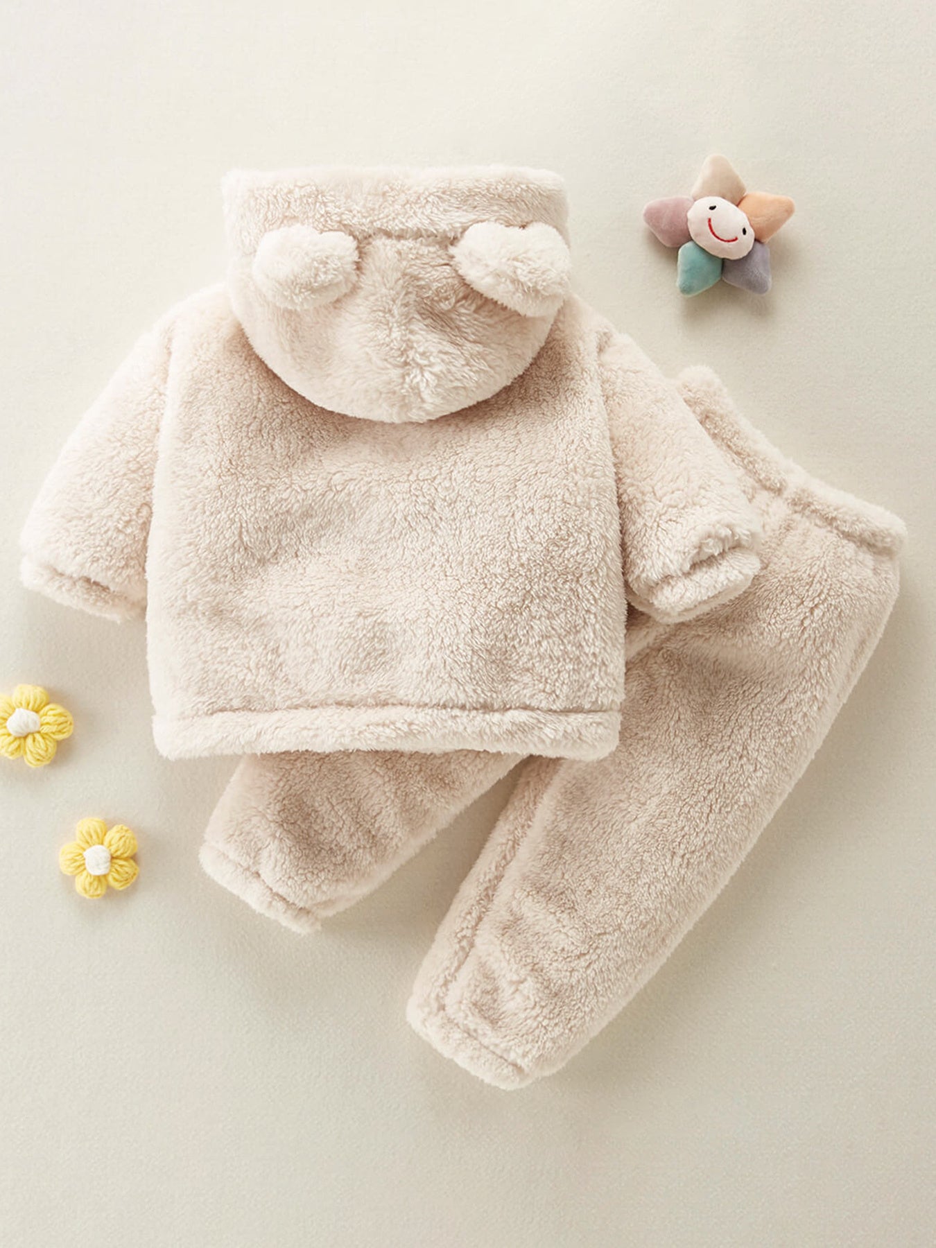 Toddler Girls Flannel Pajamas & Pants Set