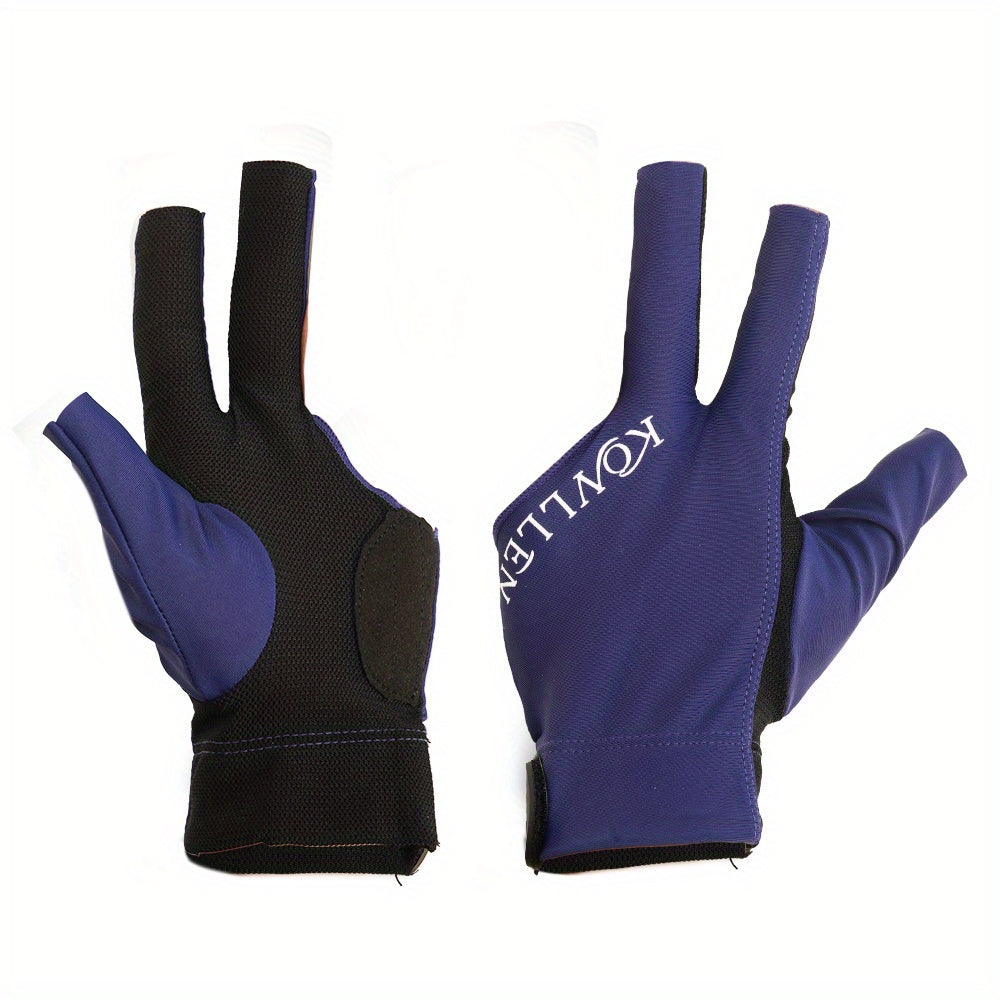 KONLLEN Billiard Gloves Left Right Pool Fingerless Snooker Glov