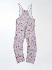 Boho Graphic Print Jumpsuit with Pockets