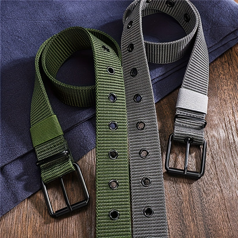 Men's Nylon Pin Buckle Jeans Belt