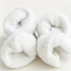 3 Pairs Fuzzy Crew Socks Warm & Comfy Women's Stockings