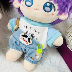 Doll Clothes T Shirt Pant Doll Accessories Suit for Plush Toys Dolls
