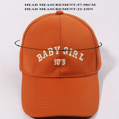 Coffee Embroidered Baseball Cap Breathable Dad Hat For Women