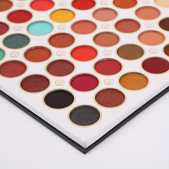 63-Color Pearly Matte Satin Eyeshadow Palette Punk Smokey Style Eye Makeup