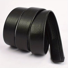 Men's Leather Edging Sports Car Style High Waist Pants Belt