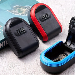 Plastic Key Box Combo Lock Key Storage w/ Installation Accessories