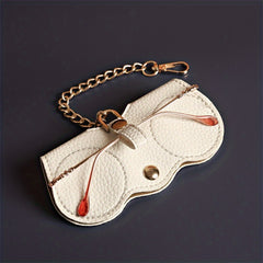 Portable Glasses Storage Bag Sunglasses Protective Cover PU Leather Holder