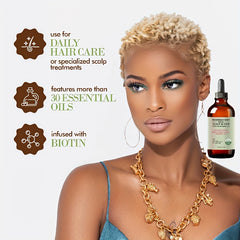 Rosemary Mint Scalp & Hair Strengthening Biotin & Essential Oils Hair Care 1 oz