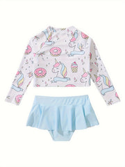 Donut & Unicorn Swimwear Set for Girls