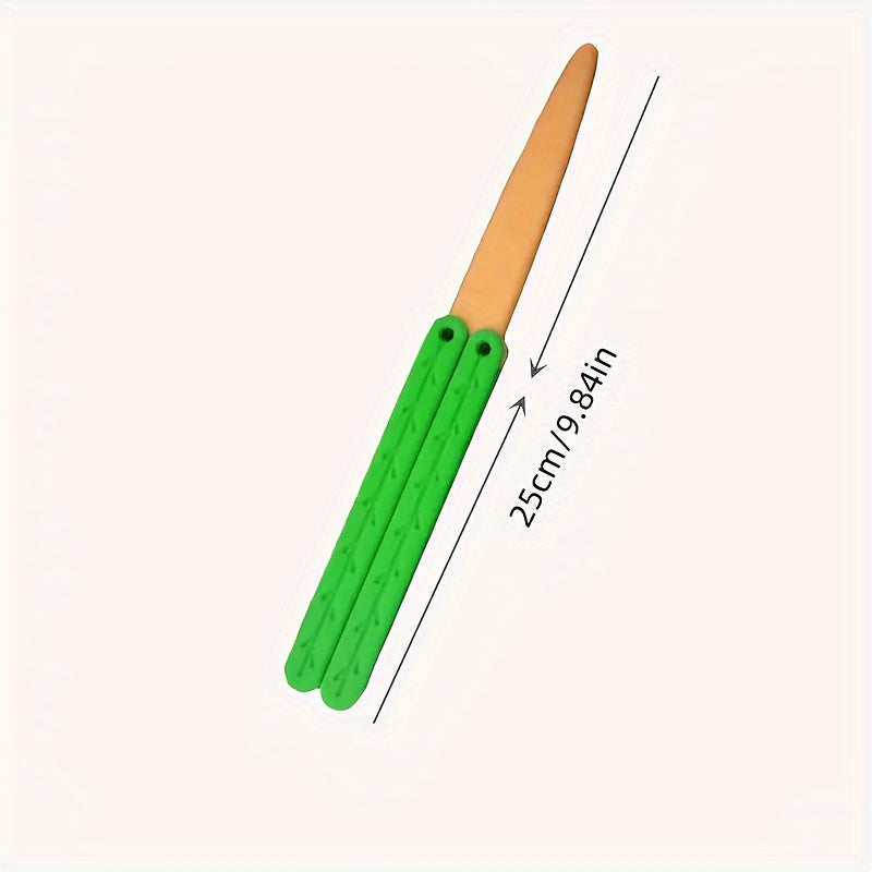 3D Burning Fire Butterfly Carrot Decompression Toy
