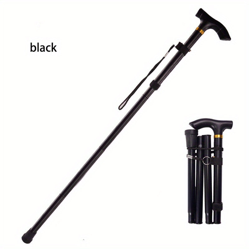 Folding Trekking Pole Telescopic Walking Cane for Outdoor Travel Climbing
