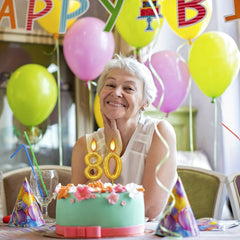 10pcs Number Candles Birthday Cake Candles 0-9 Glitter Numeral Candle