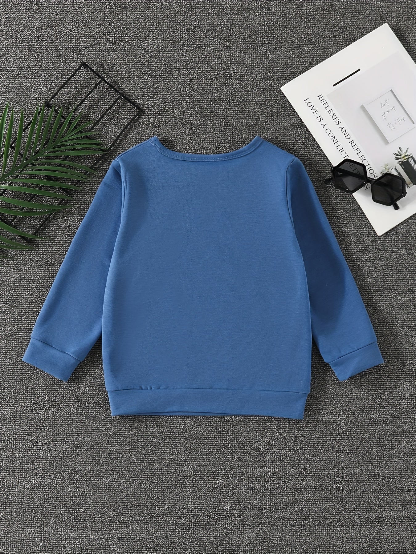 Girls Sweatshirt Attitude Print Crew Neck Long Sleeve Pullover For Pre Teens