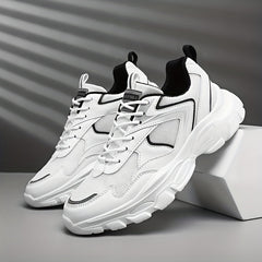 Men's Breathable Mesh Chunky Sneaker Wear-resistant Casual Shoes