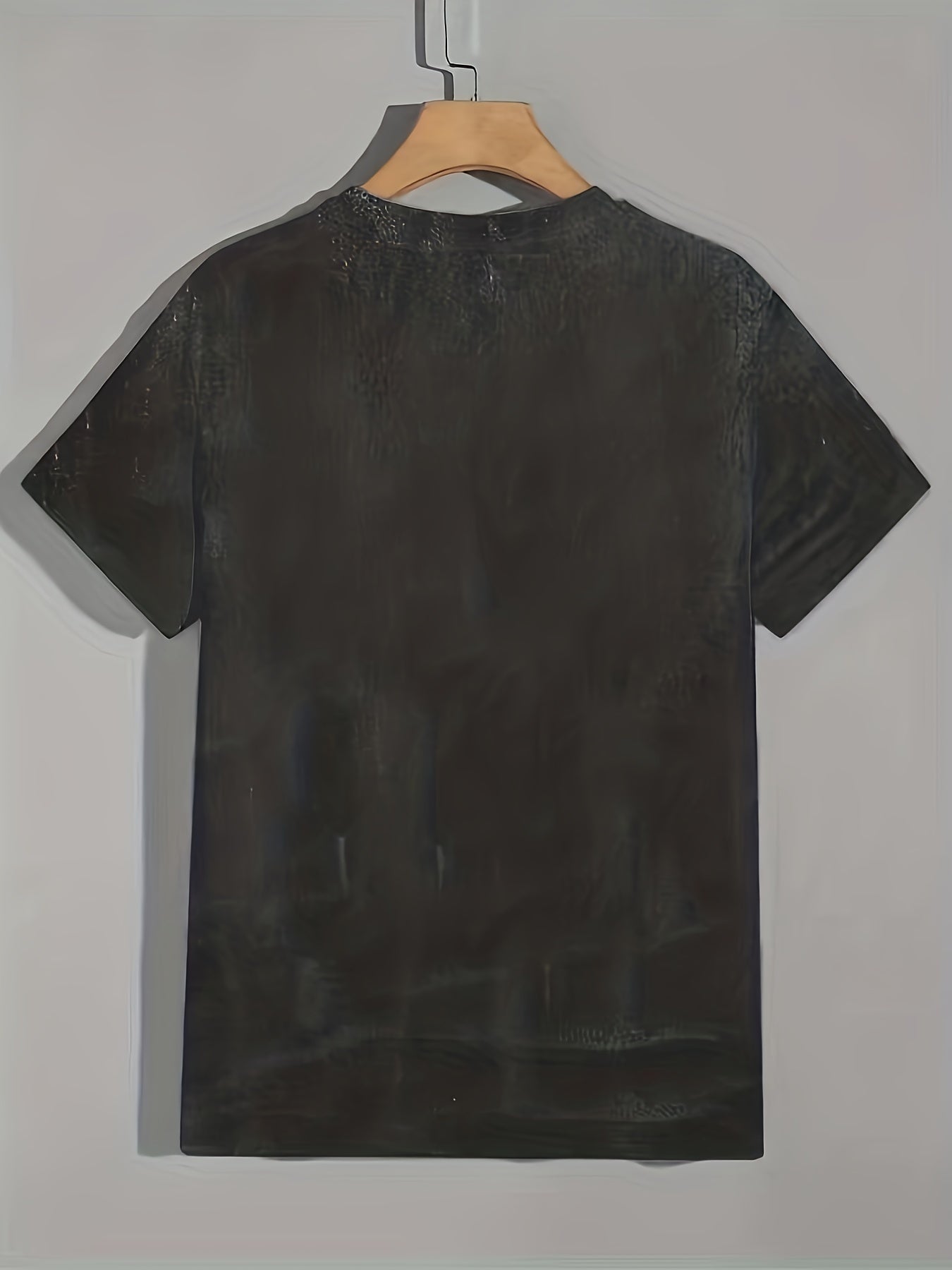 Spade And Letters Print Men's Graphic T-shirt Summer Tee