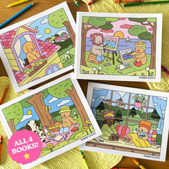 Bobbie Goods Whimsical Creature Coloring Pages for Creative Joy