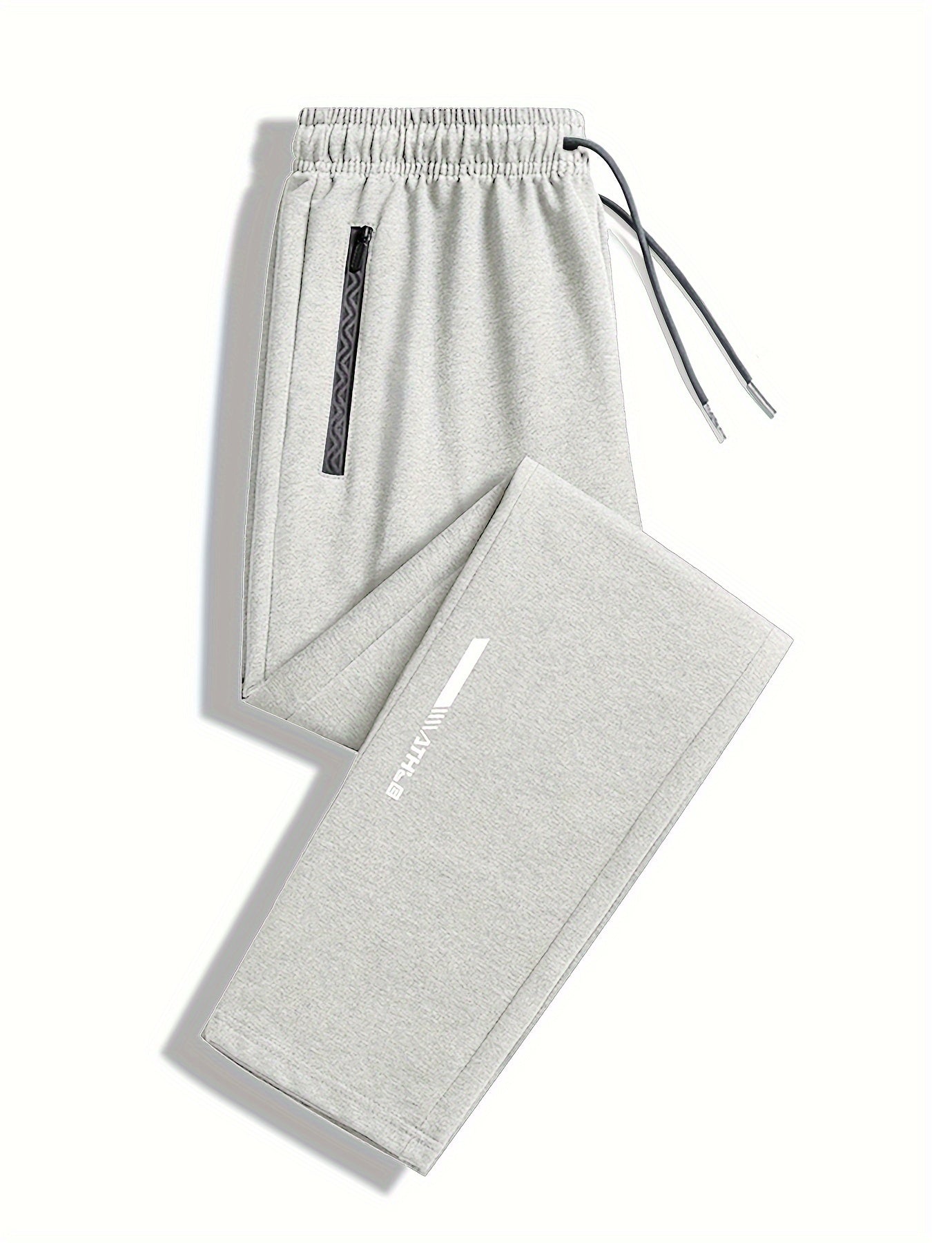Men's Regular Fit Drawstring Pants for Running Gym