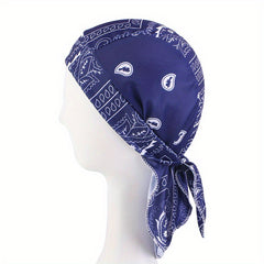 Men's Paisley Durag Print Bandana Unisex Head Scarf