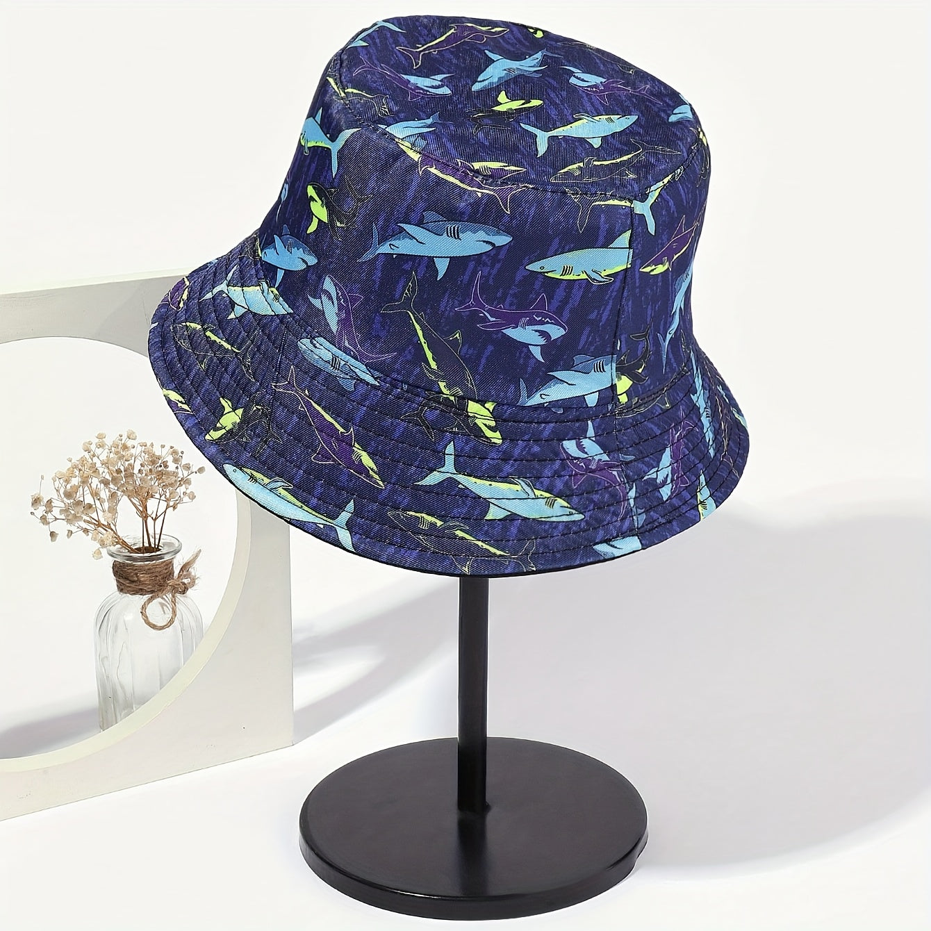 Cartoon Print Bucket Hat Lightweight Basin Hat Casual Sunscreen Fisherman Cap