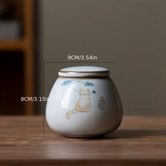 Ceramic Pet Urn - Beautiful Memorial for Your Beloved Pet