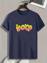 INDIG Print Men's Graphic T-Shirt for Summer