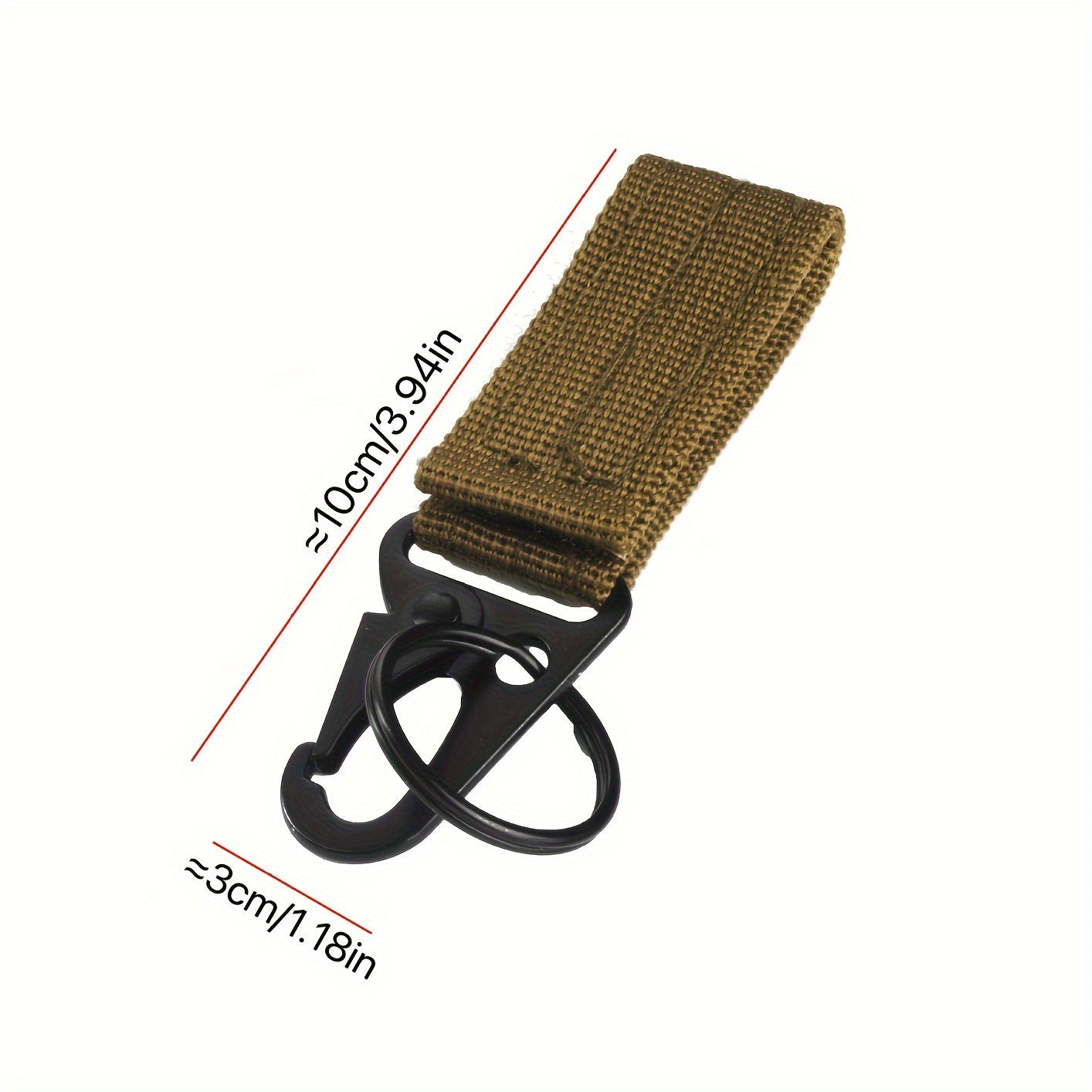 Outdoor Climbing & Travel Waist Belt Key Hook Carabiner