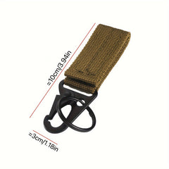 Outdoor Climbing & Travel Waist Belt Key Hook Carabiner