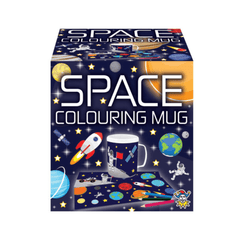Space Colouring Mug - Fun and Creative Coffee Cup Gift