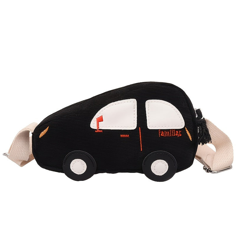 Cartoon Car Coin Purse Messenger Bag for Kids