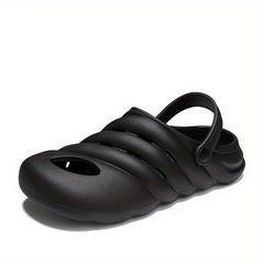 Men's Platform Clogs Hollow Out Garden Shoes