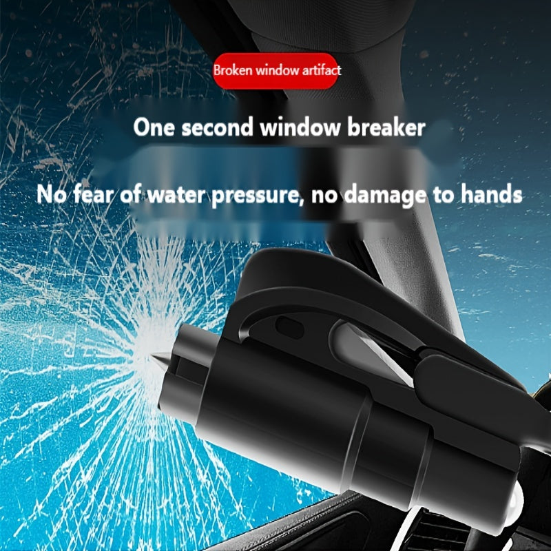 Mini Car Emergency Hammer Seat Belt Cutter Keychain