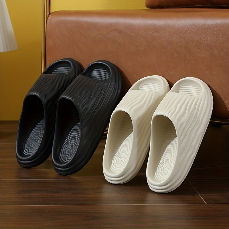 Women's Soft Pillow Slides Open Toe Anti skid Bath Slippers