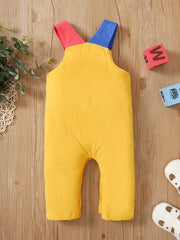 Baby Boys Lion Print Overalls Romper Clothes