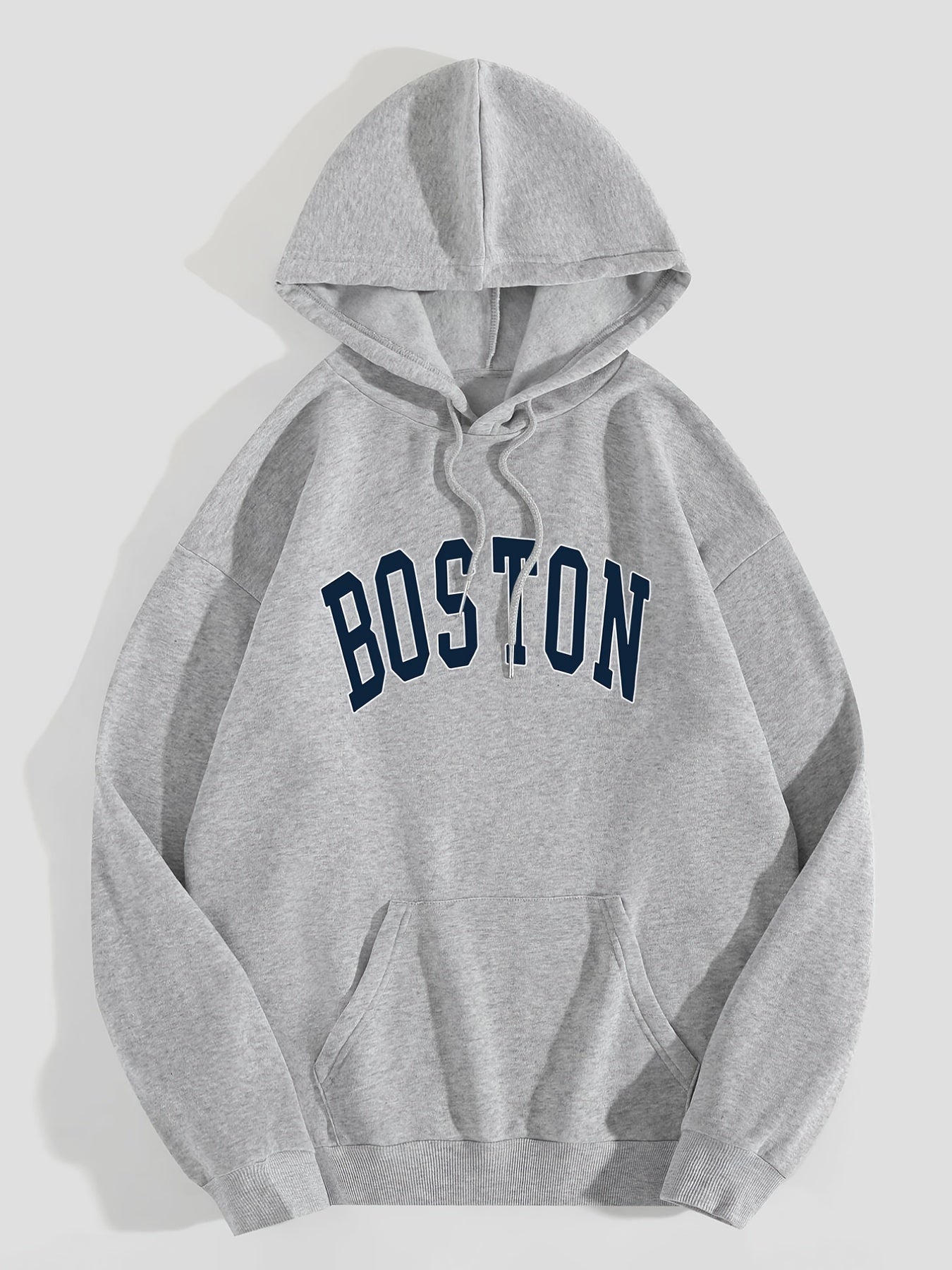 Women's Print Drawstring Loose Hoodie