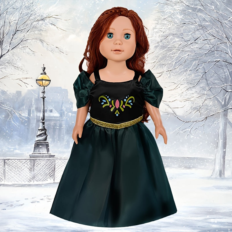 Princess Dress for 18 Inch Dolls - Christmas Birthday Party Gift