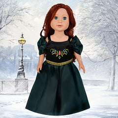 Princess Dress for 18 Inch Dolls - Christmas Birthday Party Gift