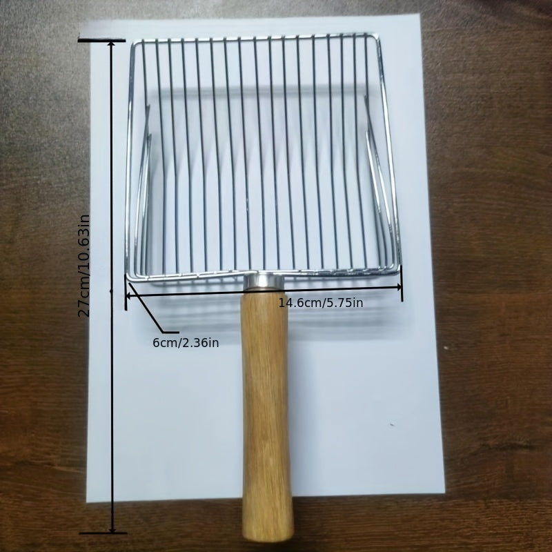 Stainless Steel Cat Litter Scooper with Sifter for Pet Cleaning