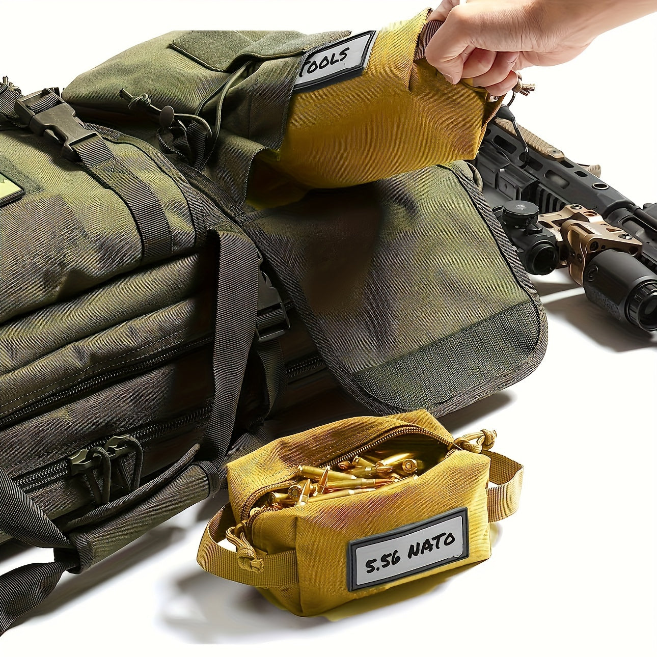 Range Bag Shooting Case Portable Ammo Bag Carrying Bag
