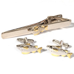 Men's Cufflinks Tie Clip Set - Ideal Gift for Him - Birthday Present