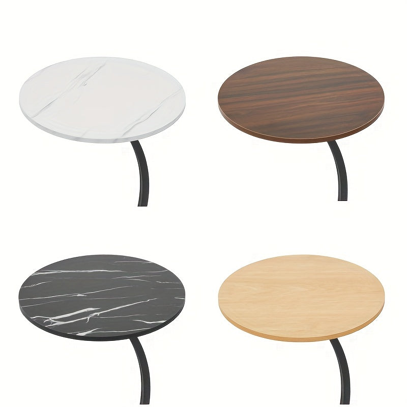 Modern C-Shaped Side Table for Living Room, Bedroom, Sofa
