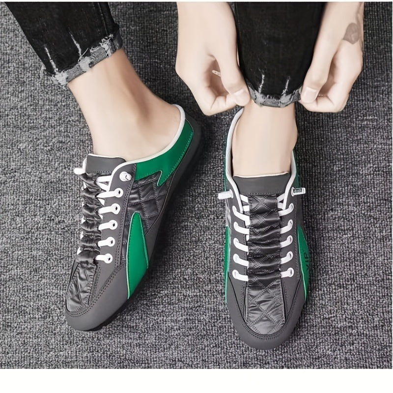Men's Lightweight Plaid Skate Shoes for Summer Adventures
