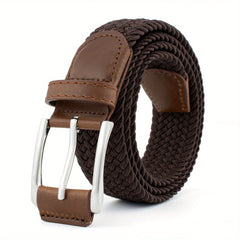 Nylon Men's Belt Pin Buckle Casual Woven Belt