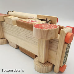 Rocket Military Wooden Model Car Toy Gift Hot Ornament