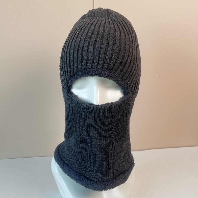 Knitted Balaclava Hat Winter Scarf Ear Protection