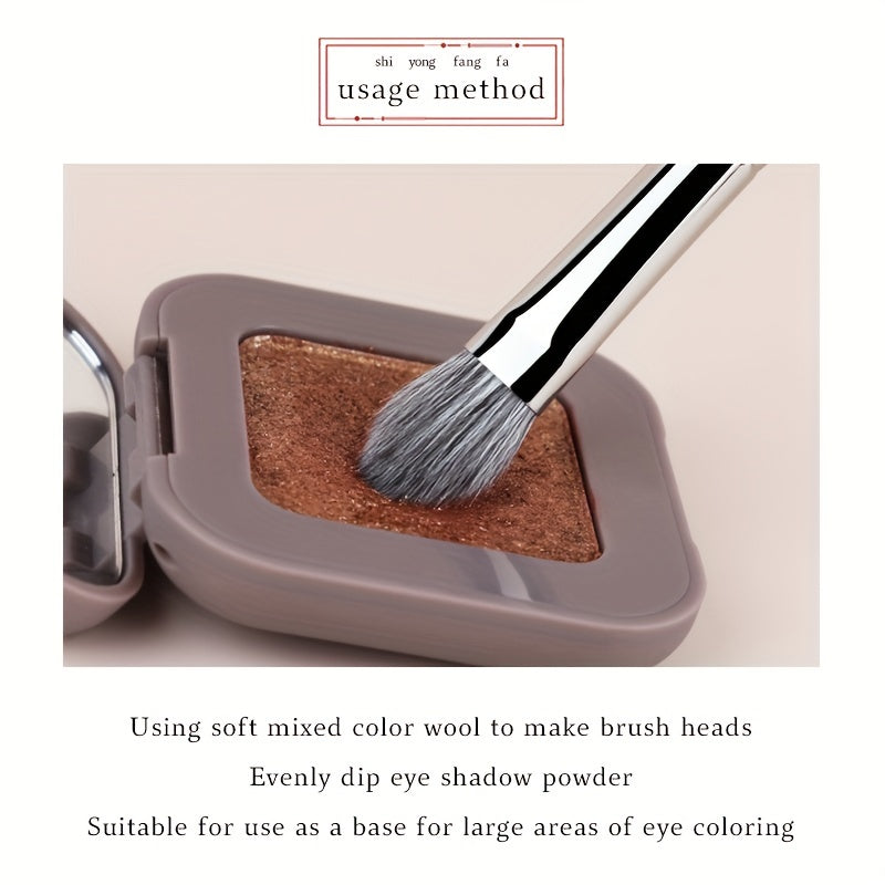Eye Shadow Brush Smudge Makeup Brush for Smokey Eye Corner Highlighter Concealer