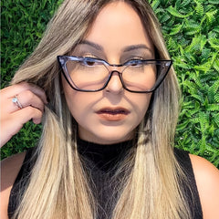 Cat Eye Blocking Glasses Computer Reading TV Glasses For Women