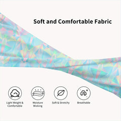 Rainbow Geometric Pattern Sport Headband Breathable & Comfortable