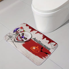 Soft Non Slip Halloween Floor Mat Bath Rug Machine Washable