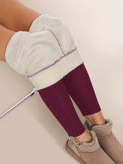 Fleece Lined Yoga Leggings High Stretch Warm Sports Tight Pants