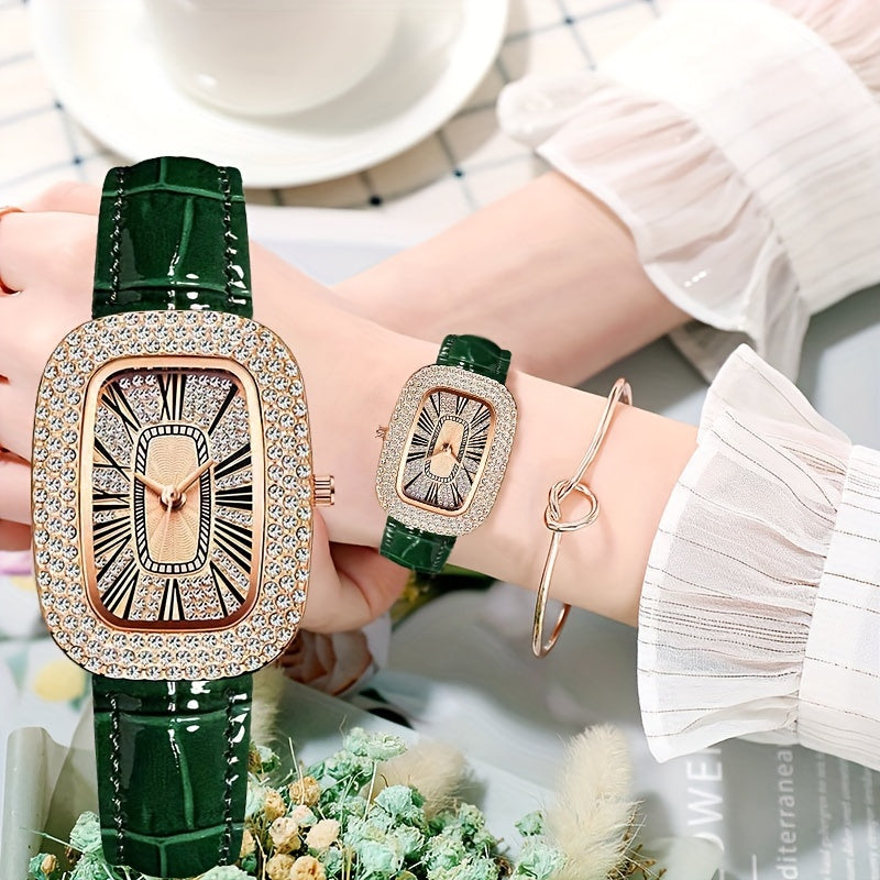 Gypsophila Quartz Women's Watch with Rhinestones